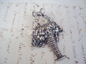 画像4: シルバー☆花かごブローチ