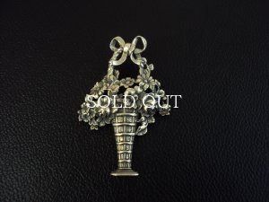 画像5: シルバー☆花かごブローチ