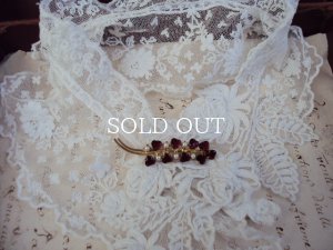 画像8: 深紅☆ペーストガラスのブローチ